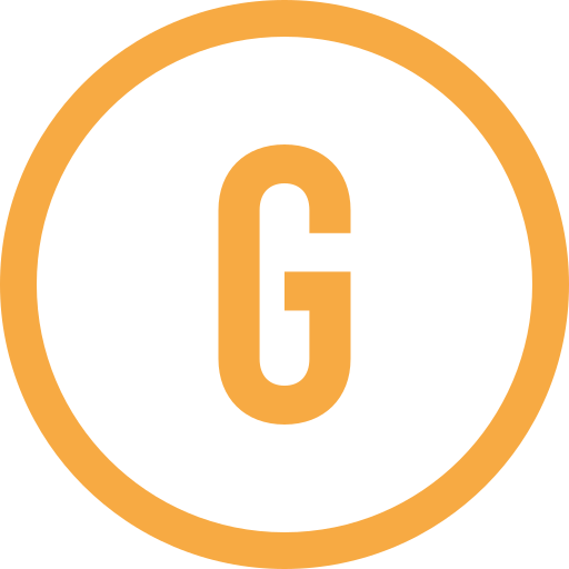 Letter g Generic color outline icon