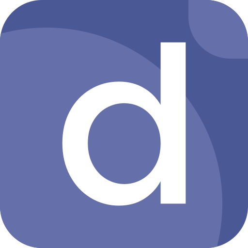 Letter D Generic color outline icon