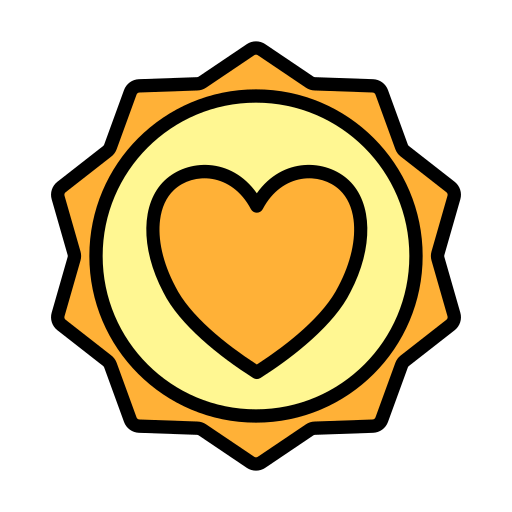 insignia de amor icono gratis