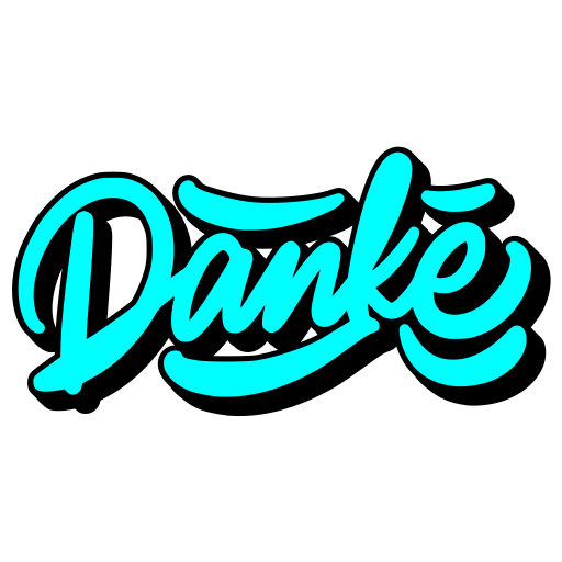 Danke free sticker Danke free sticker