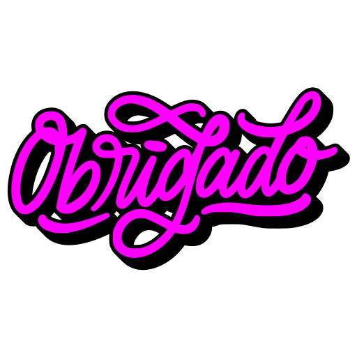 Obrigado free sticker Obrigado free sticker