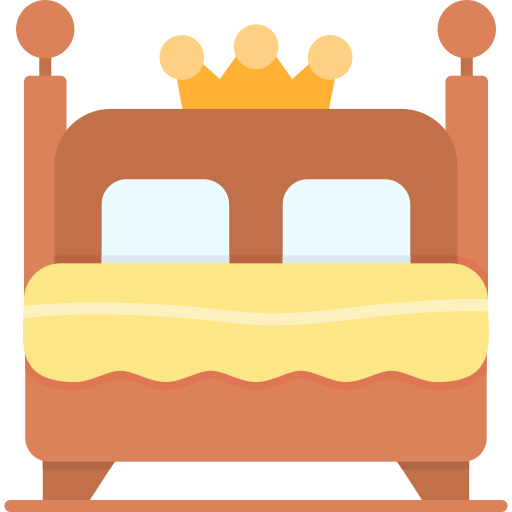 cama matrimonial icono gratis