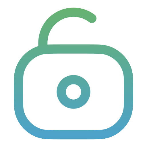 Unlock free icon
