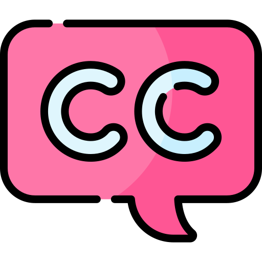 Closed caption - Free communications icons