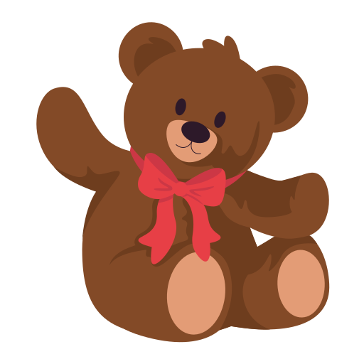 Cartoon Teddy Bear Svg Png Eps, Commercial use Clipart Vecto