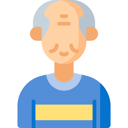 Elderly Special Flat icon