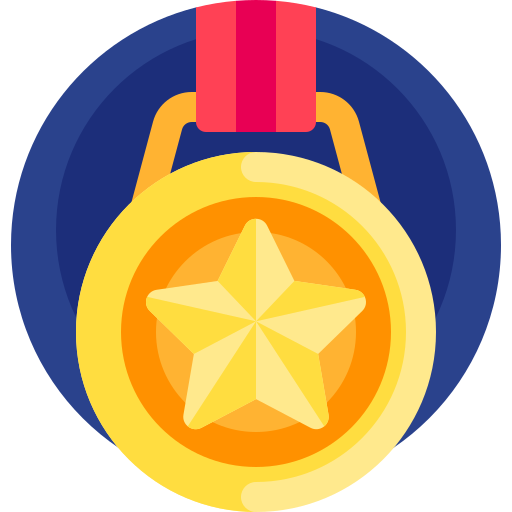 Flat Medal Icon