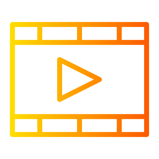 reproductor de video icono gratis