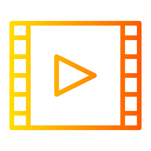 reproductor de video icono gratis