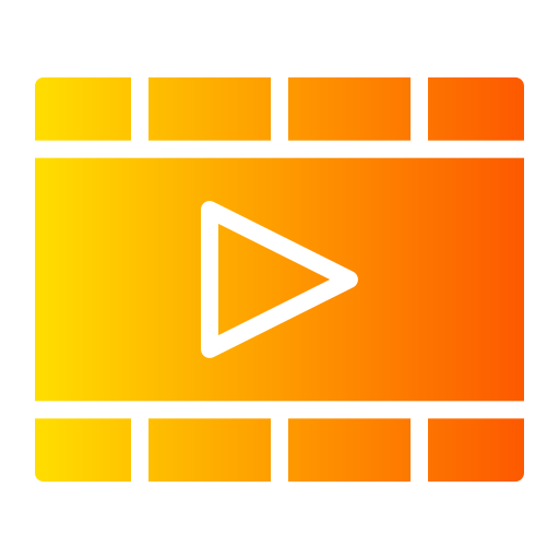 reproductor de video icono gratis