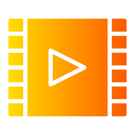 reproductor de video icono gratis