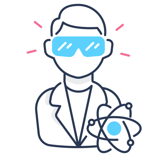 científico icono gratis