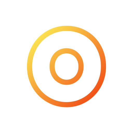 letra o icono gratis