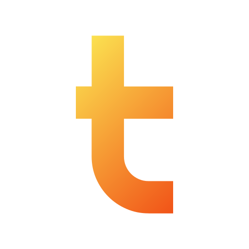 letra t icono gratis