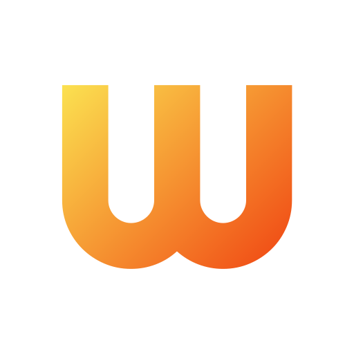 Letter w Generic gradient fill icon