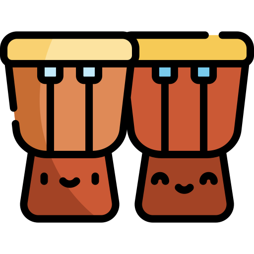 Timpani Kawaii Lineal color icon