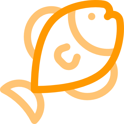 Fish Basic Rounded Lineal Color icon