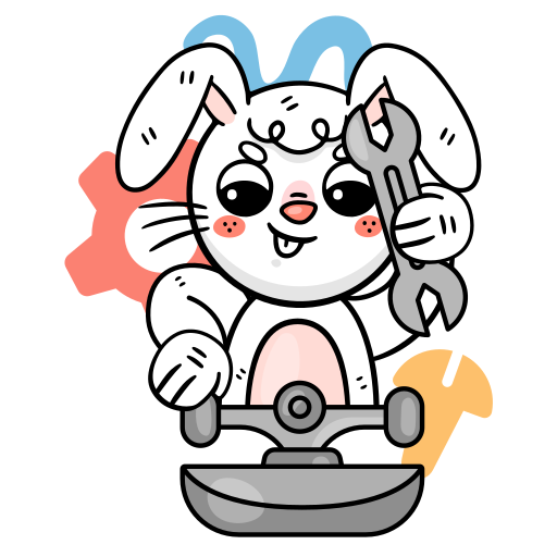 lapin gratuit sticker