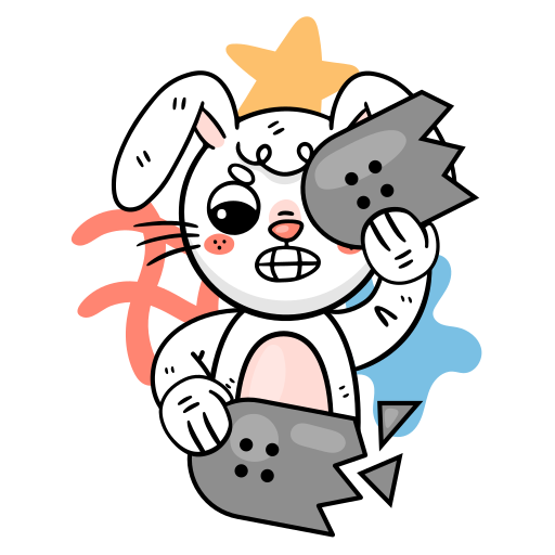 lapin gratuit sticker