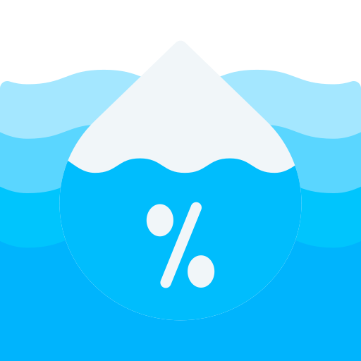 Salinity free icon