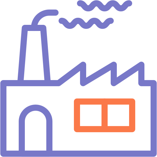 Factory Generic color outline icon