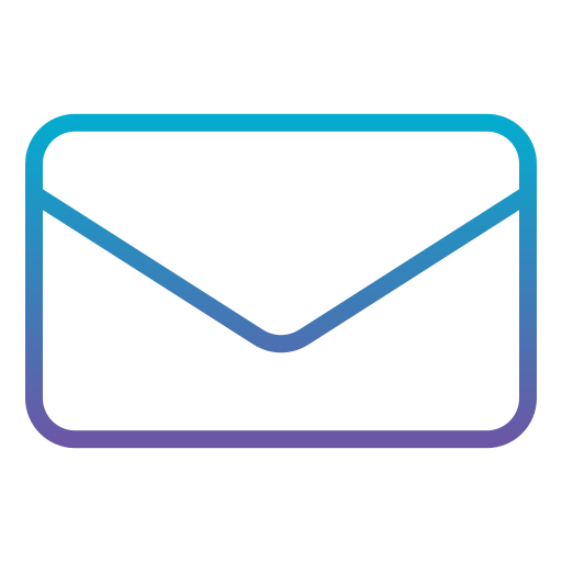 Email Generic gradient outline icon