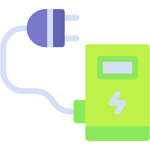 Carga electrica icono gratis