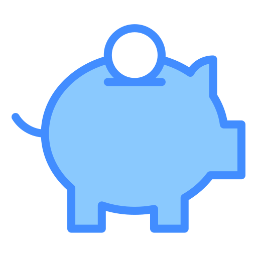 Piggy bank free icon
