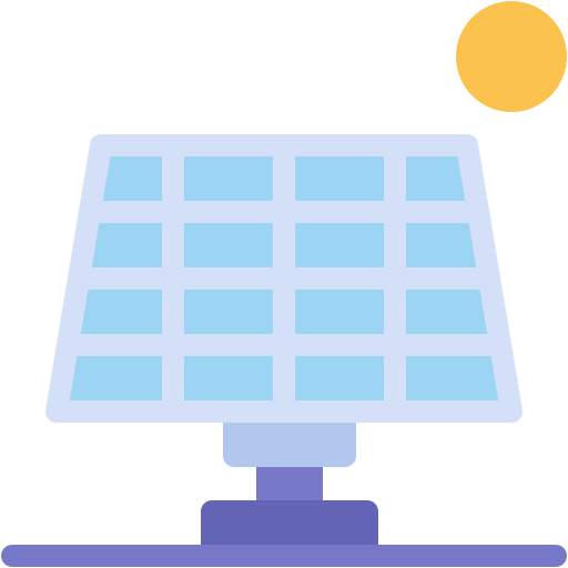 panel solar icono gratis