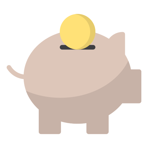 Piggy bank Generic color fill icon