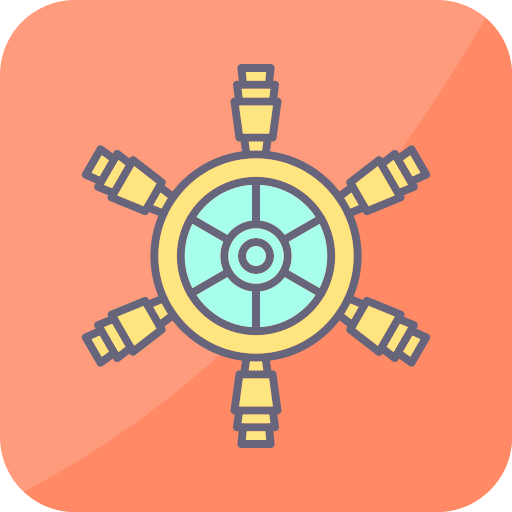 Ship wheel Generic color lineal-color icon