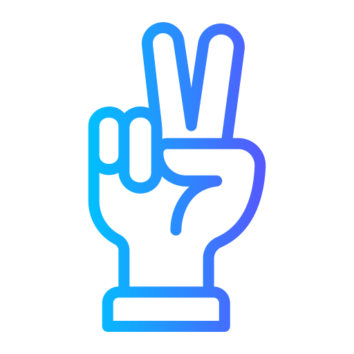 Two Fingers - Free hands and gestures icons