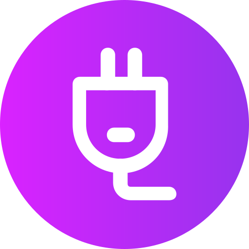 Plug Generic gradient fill icon