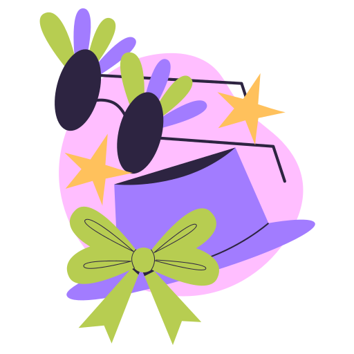 mardi gras kostenlos Sticker