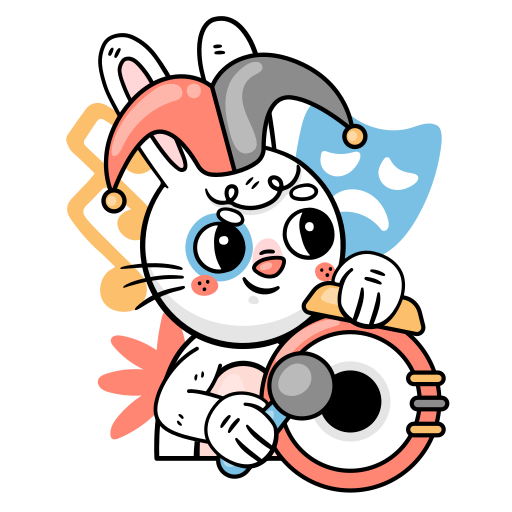 Bunny free sticker Bunny free sticker
