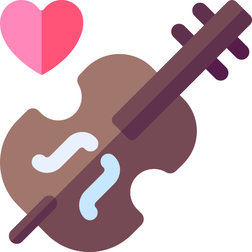 violín icono gratis