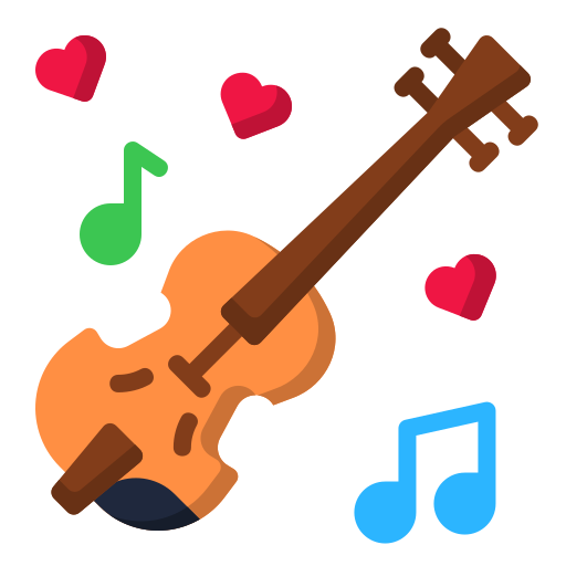 violín icono gratis