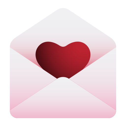 carta de amor icono gratis