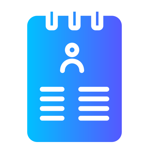 biografía icono gratis