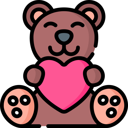 oso de peluche icono gratis