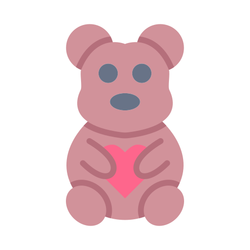 oso de peluche icono gratis