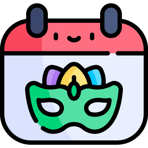 mardi gras icono gratis