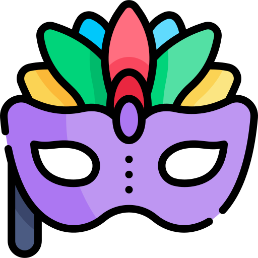 Mask Kawaii Lineal color icon