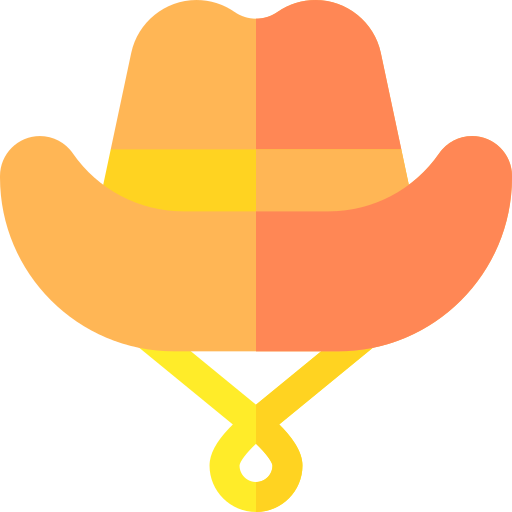 sombrero de vaquero icono gratis