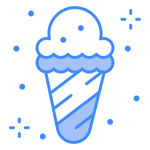 cucurucho de helado icono gratis