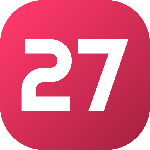 27 Icône gratuit 27 Icône gratuit