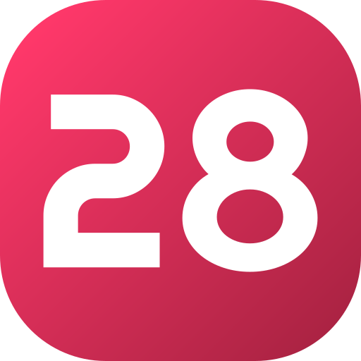 28 Icône gratuit 28 Icône gratuit