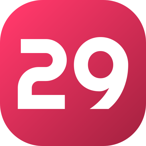 29 Icône gratuit 29 Icône gratuit