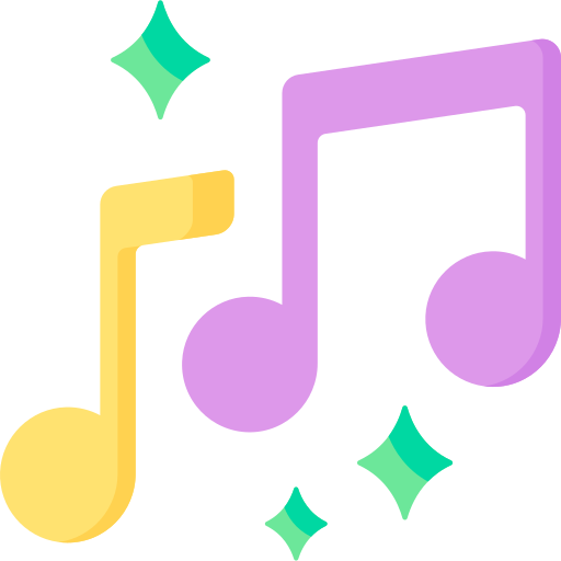 notas musicales icono gratis