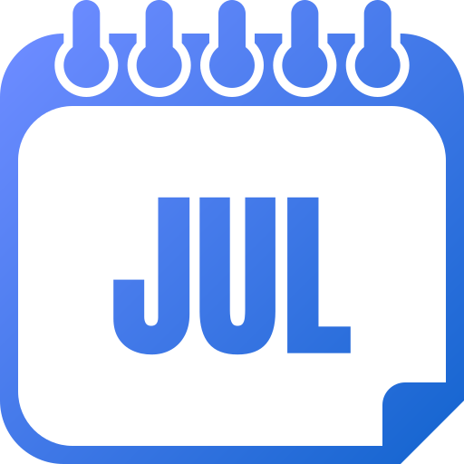 julio icono gratis